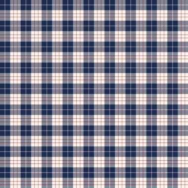 Zamansız tekstil tasarımı ve kumaş projeleri için klasik lacivert ve beyaz tartan deseni