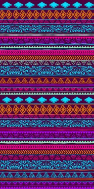 etnik aşiret seamless modeli