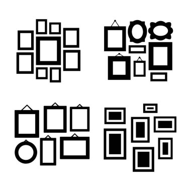 Karmaşık detaylandırma ve klasik yazı tipi biçimleri içeren çerçeveleme fotoğrafları veya sanat eserleri için uygun dekoratif bir sınır tasarımı.