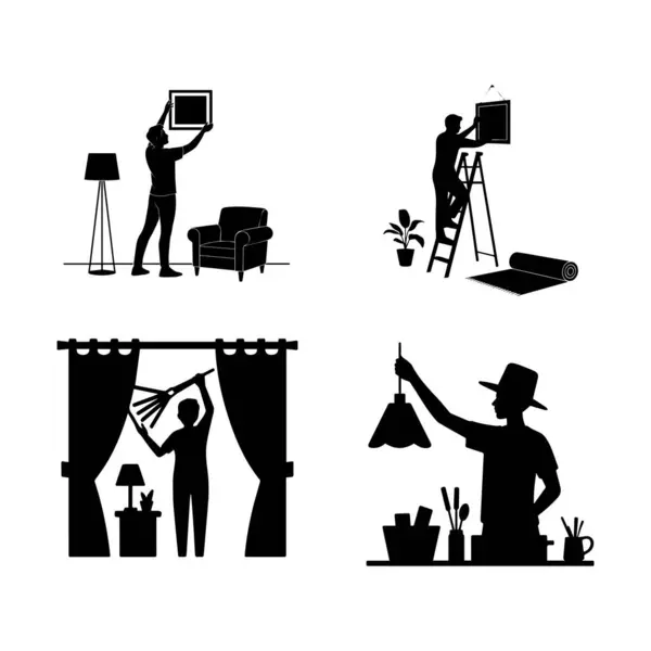 Geometrik şekil ve çizgilerin dinamik düzenini içeren karmaşık bir vektör tasarımı çarpıcı bir görsel etki için tam spektrum renkleri kullanır..