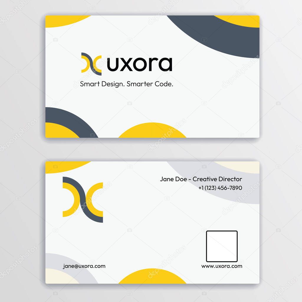 Brand Identity design template of a company business card including all promotional materials, easily editable and customizable