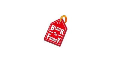 Kara Cuma indirimi, alışveriş arabası ikonu ve şeffaf arka planda izole edilmiş. Farklı etiket şekli ve simgesi. Bir tomar. Koleksiyon. Sadece bu ay indirim var..