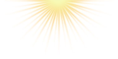 Parlak sarı güneş ışınları ışık ve enerji teması için siyah arkaplan üzerinde patlama etkisi yaratır