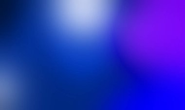 Modern dijital tasarımlar için koyu mavi ve mor neon renkli soyut bulanık gradyan