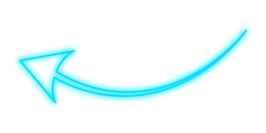 Ağ veya sunum kullanımı için parlak mavi neon eğimli ok beyaz arkaplanda yukarıya doğru işaret ediyor