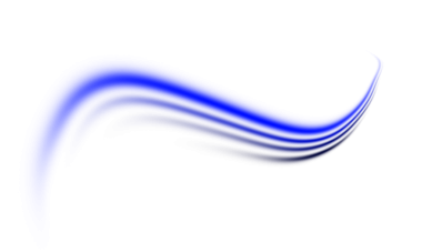 Beyaz zemin üzerinde soldan sağa akan soyut mavi dalga çizgileri hareket, akıcılık ve asgari tasarımı temsil eder.