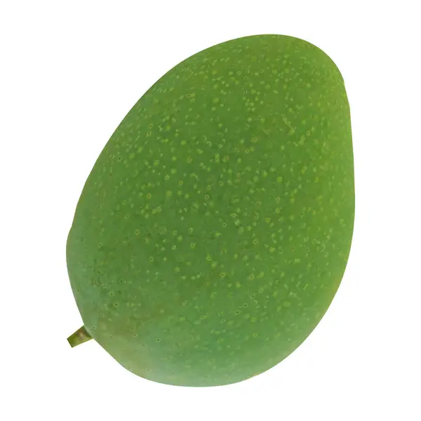 Beyaz arkaplanda yalıtılmış mango meyvesi