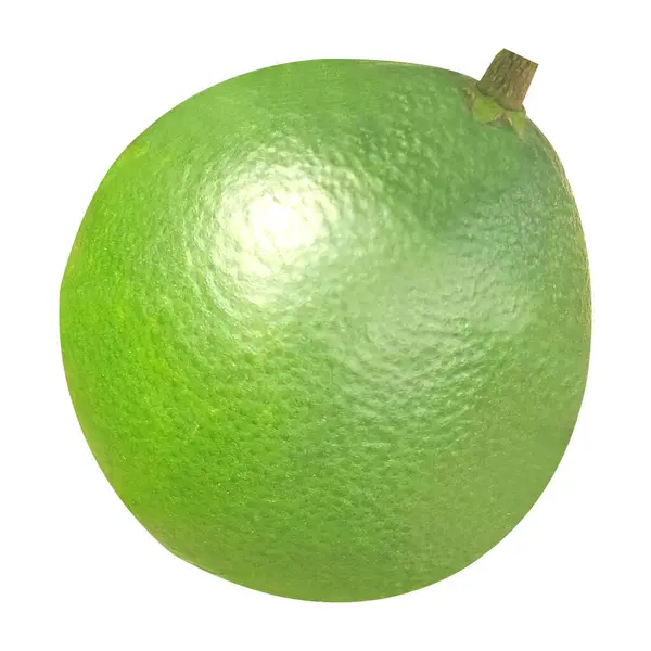 beyaz arkaplanda izole kireç