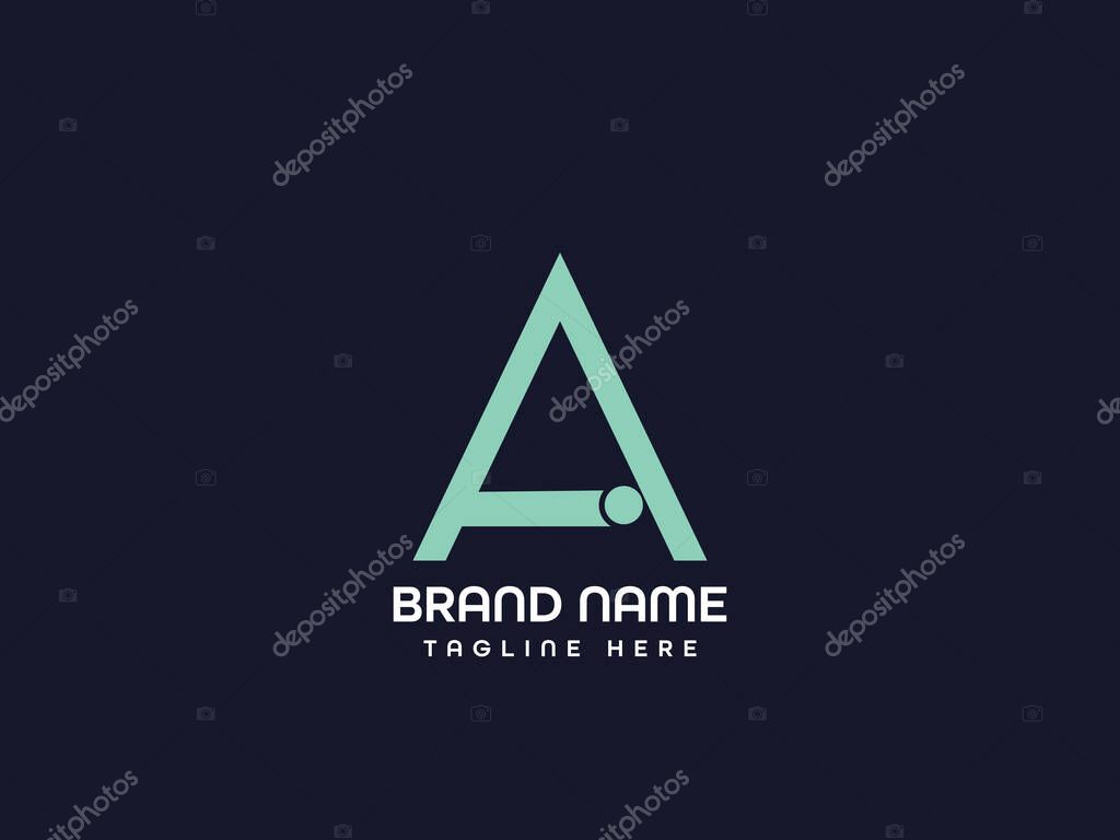 A letter logo design