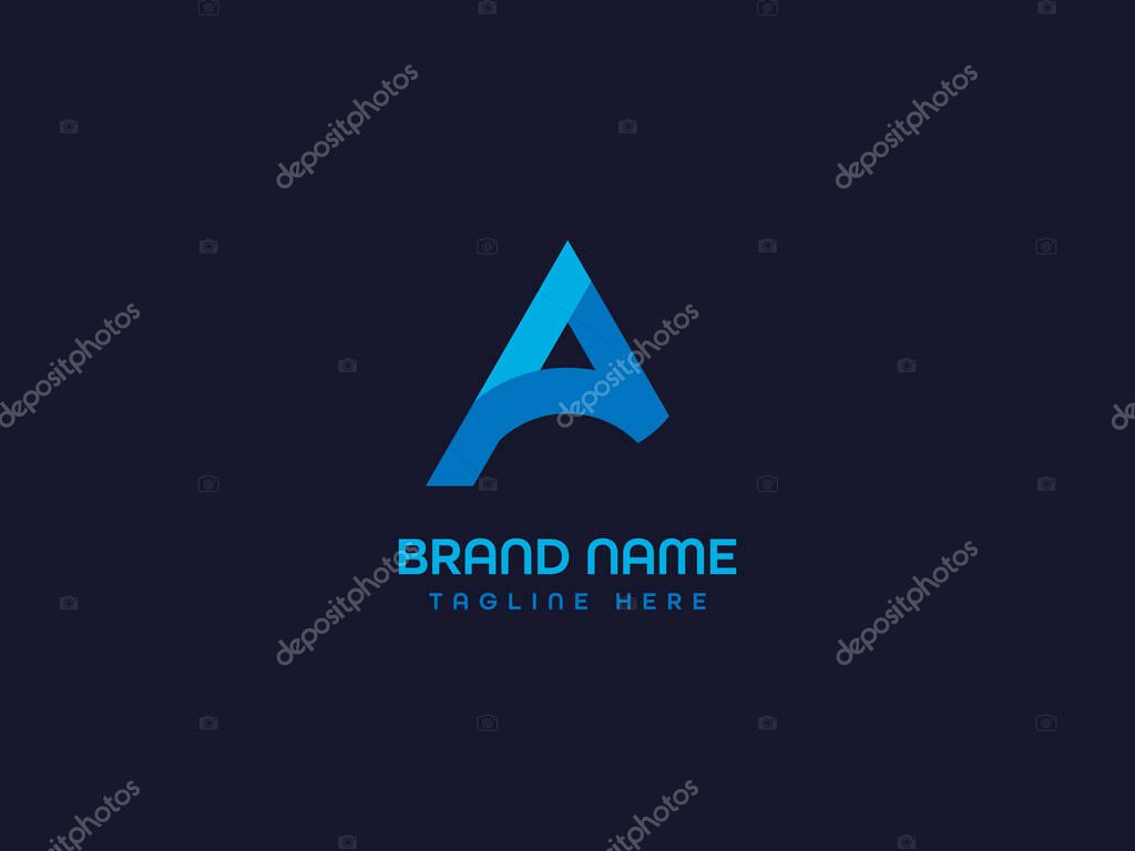 A letter logo design