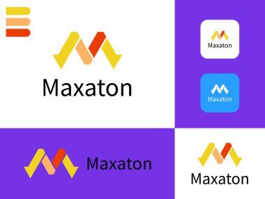 İş ve şirket kimliğiniz için harf logosu