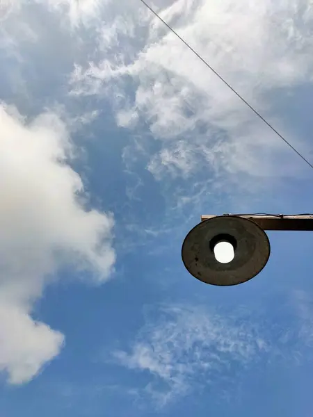 Circular Object Under Open Sky
