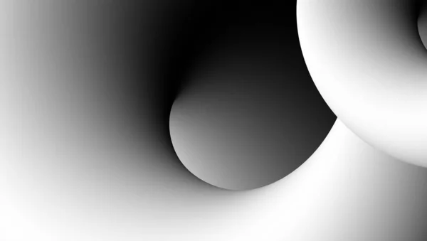 Schwarz Weißer Farbverlauf Hintergrund Vektor Abstrakte Tapete — Stockvektor
