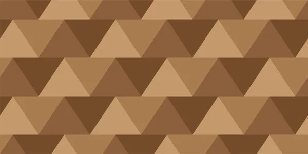 Motif Triangles Brun Sans Couture Texture Sans Couture Vectorielle — Image vectorielle