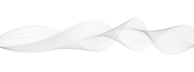 soyut siyah ve beyaz vektör dalga arkaplanı. 