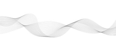 soyut siyah ve beyaz vektör dalga arkaplanı. 