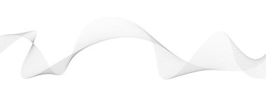 soyut siyah ve beyaz vektör dalga arkaplanı. 