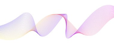 Renkli hareket ses dalgası. Soyut arkaplan. Vektör illüstrasyonu