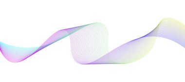 Renkli hareket ses dalgası. Soyut arkaplan. Vektör illüstrasyonu