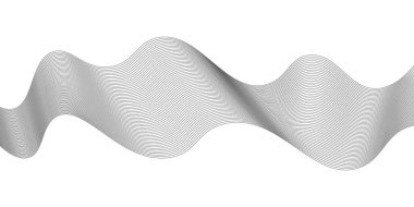 Parçacıkların soyut dijital dalgası. Teknoloji geçmişi. Vektör illüstrasyonu