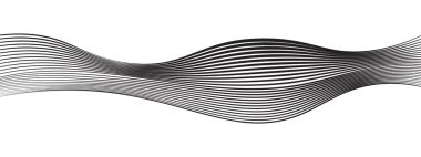 Parçacıkların soyut dijital dalgası. Teknoloji geçmişi. Vektör illüstrasyonu