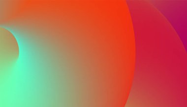 Çarpık renkli şekillerin çizimi. Vektör illüstrasyonu