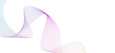 Renkli hareket ses dalgası. Soyut arkaplan. Vektör illüstrasyonu