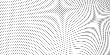 Beyaz arkaplanda siyah çizgiler var. Vektör illüstrasyonu