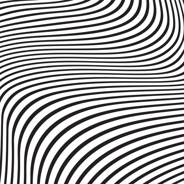 siyah ve beyaz akış çizgileri arka plan. Vektör illüstrasyonu