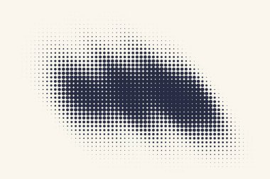 Monokrom baskı raster, soyut yarım ton arkaplan. - Evet. Vektör illüstrasyonu