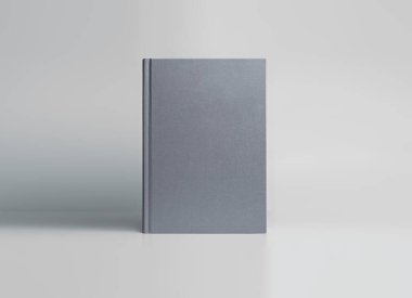 Zor kapak kitabı gölgelerle izole edilmiş gibi.