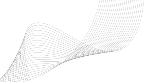 Soyut siyah beyaz dalga arkaplanı. Vektör illüstrasyonu