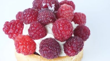 Lezzetli dutlu turtayı yakın çekim. Yüksek kalite 4k görüntü