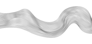 Eğri çizgiler dinamik bir dalga deseni yaratır, akışkan bir hareket gösterir, bu da ritim ve zarafeti gösterir.