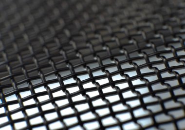 Doğal ışıkta siyah metal ağ deseni. Yüksek kalite fotoğraf