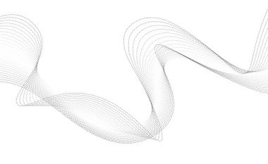 Akan noktacıklar dalga desenleri. Vektör illüstrasyonu