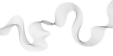 Akan noktacıklar dalga desenleri. Vektör illüstrasyonu