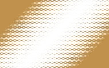 Altın renkli yarım tonlu arka plan. Vektör illüstrasyonu