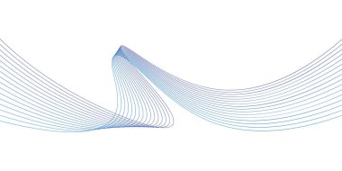 Mavi eğimlerde pürüzsüz, dalgalı bir dalga şekli