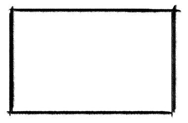 Grunge Sınır Çerçevesi. Vektör illüstrasyonu