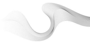 pürüzsüz akış eğrisi arkaplanı. Vektör illüstrasyonu