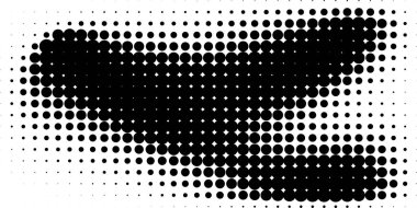 Solgun yarım tonlu noktalar arkaplan. Vektör illüstrasyonu