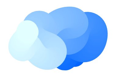 Dönen şekiller dinamik ve renkli bir tasarım yaratır. Vektör illüstrasyonu