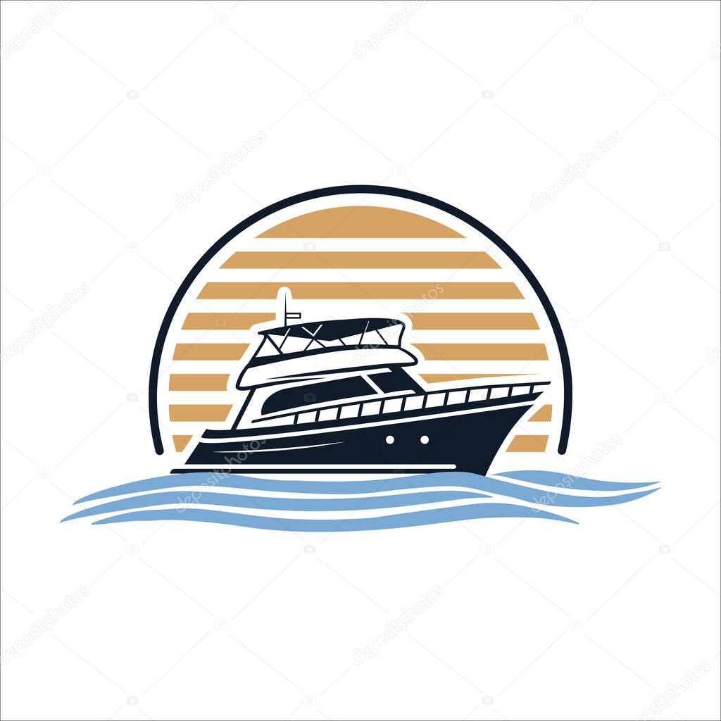 Boat Logo Design | Yacht, Marina, Fishing Charter & Nautical Brand Identity
