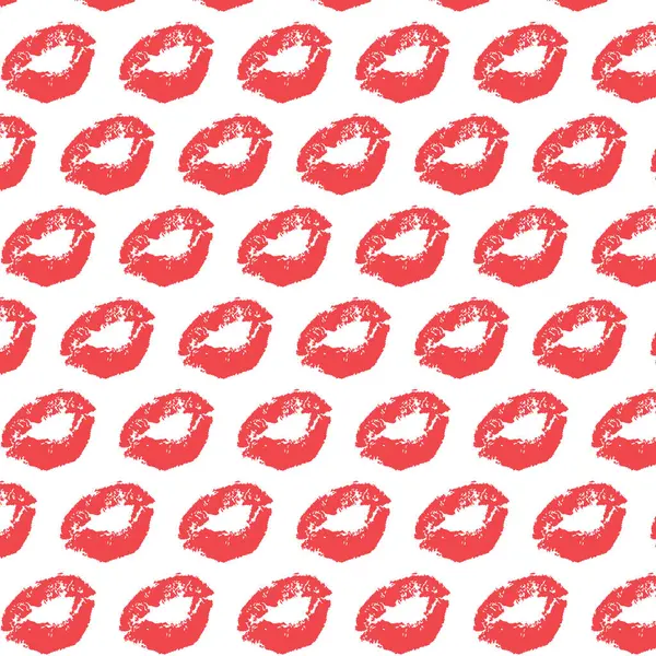 Beyaz arka planda dudakları olan desen