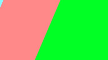 Yeşil ekran arkaplan ile renkli silme animasyonu, video geçişleri için mükemmel, yaratıcı tanıtımlar, veya neşeli görsel efektler.