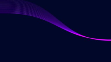 Sunumlar ve Dijital Arkaplan - Kusursuz Animasyon için Animasyon Mor Yatay Akış Çizgileri