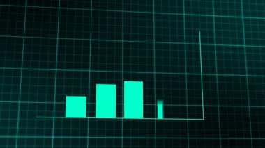 Animasyon Çubuğu Büyüme ve İlerlemeyi Görselleştirme, Veri Görselleştirme, Çizelge, İş Analizleri, Mali Başarı, Yükselme Treni, Pozitif Büyüme, İstatistikler, Finansal Grafik