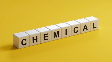 Sarı arkaplanda tahtadan yapılmış 3D metin sözcüğü.