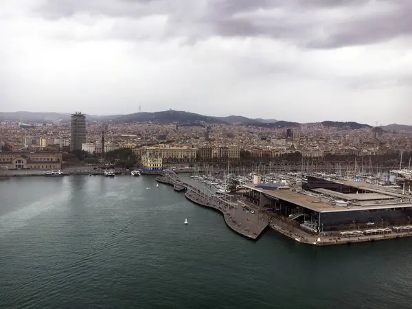 Barcelona bağlantı noktasının havadan görünümü